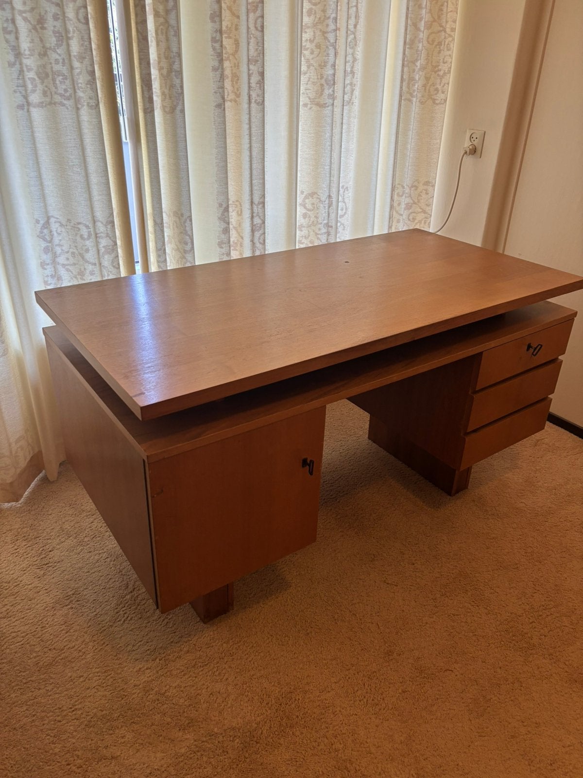 Mid-century modern directiebureau – jaren 60, Huis en Inrichting, Bureaus, Ophalen