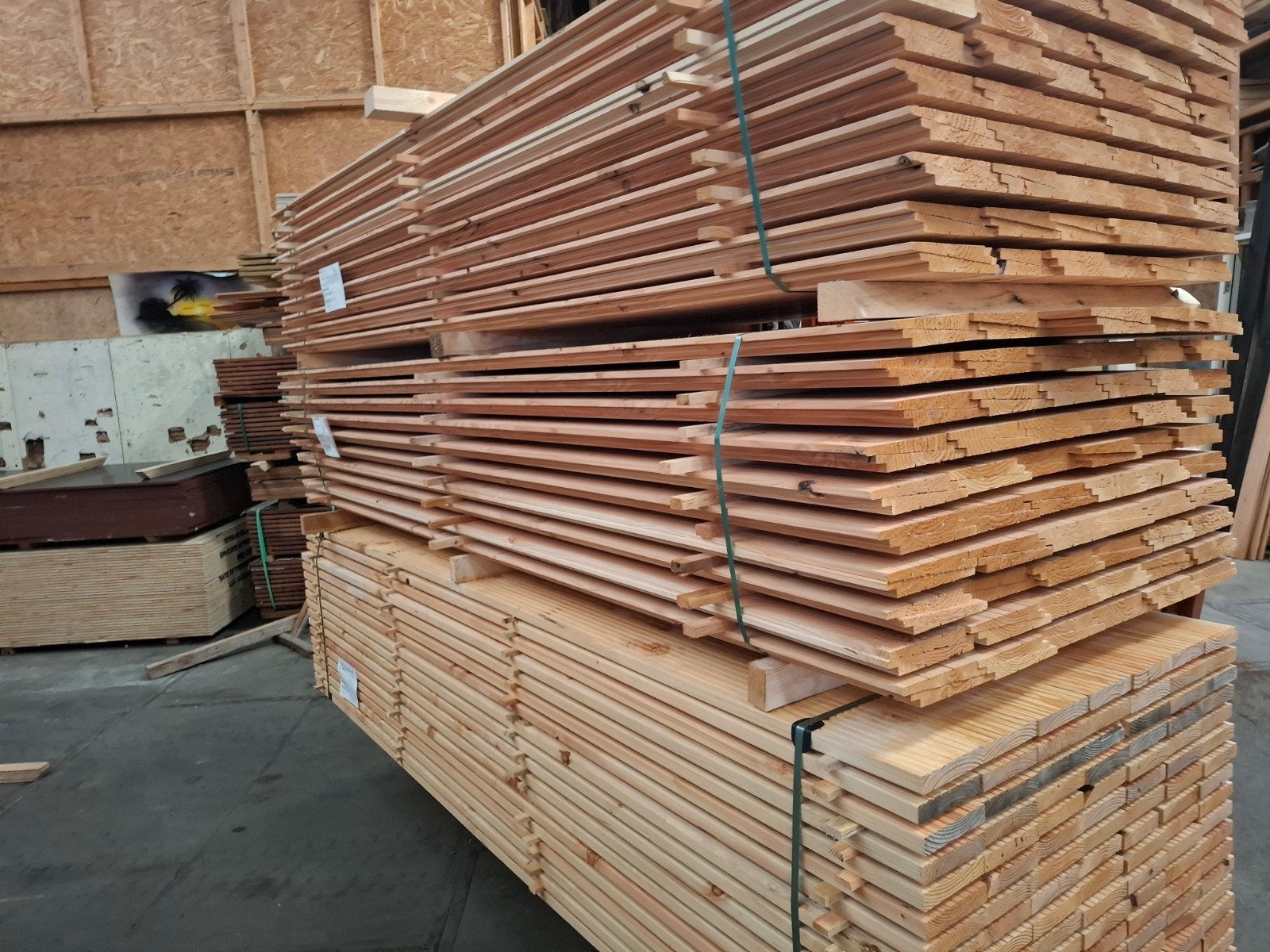 Douglas zweeds rabat planken 3 meter bezorgen mogelijk, Tuin en Terras, Palen, Balken en Planken, Ophalen, Nieuw, 250 cm of meer