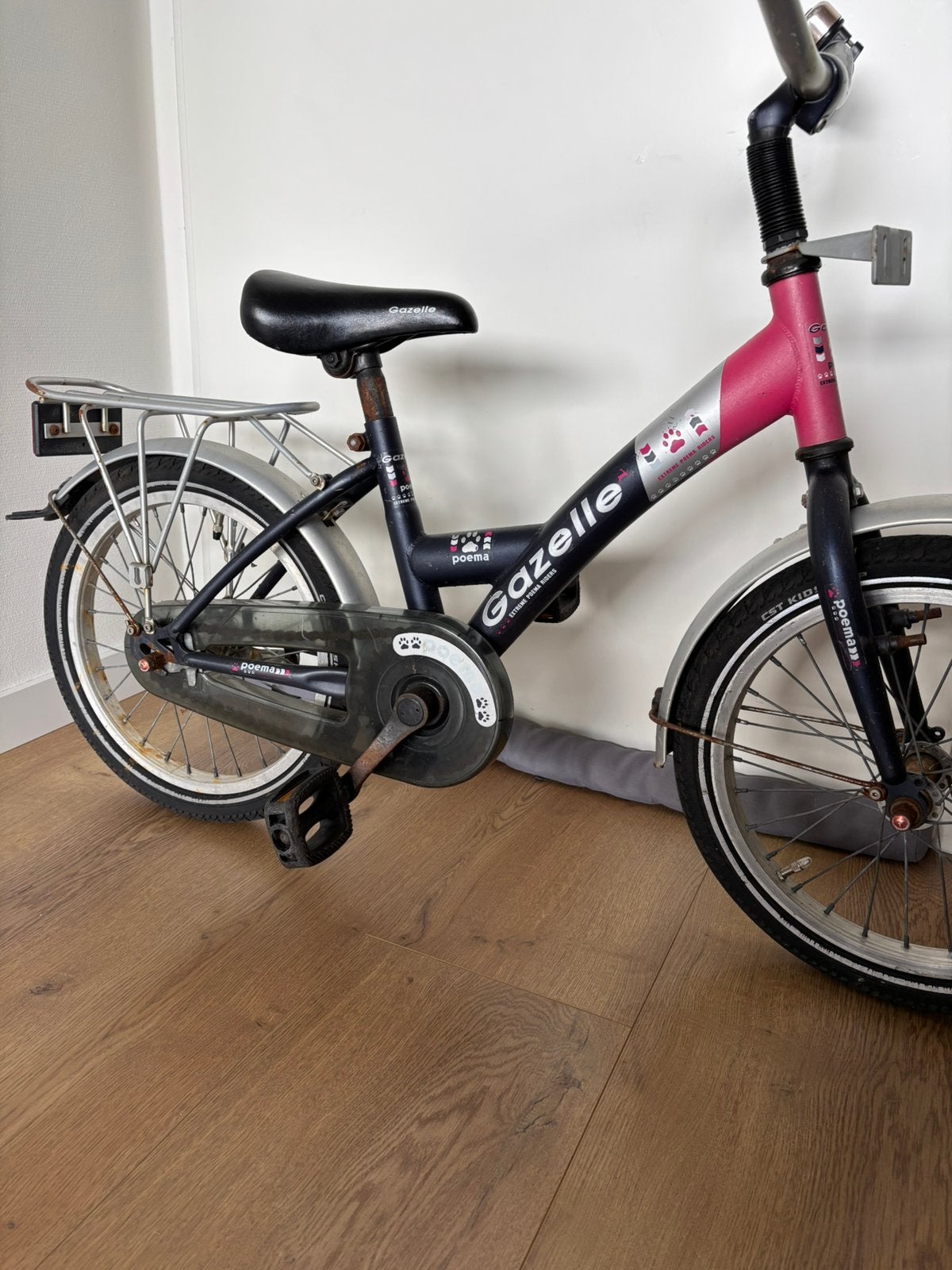 16.Inch Gazelle Poema Kinderfietd, Fietsen en Brommers, Ophalen of Verzenden, Zo goed als nieuw, 16 tot 20 inch