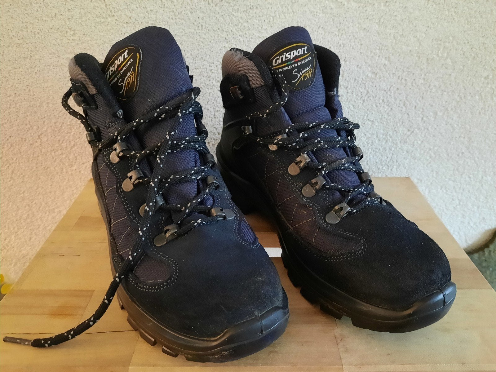 Wandelschoenen, Grisport Davos, Welkoop, maat 37, Z.G.A.N., Blauw, Zo goed als nieuw, Grisport, Wandelschoenen