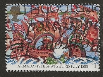 UK 13, armada, Verzenden, Gestempeld