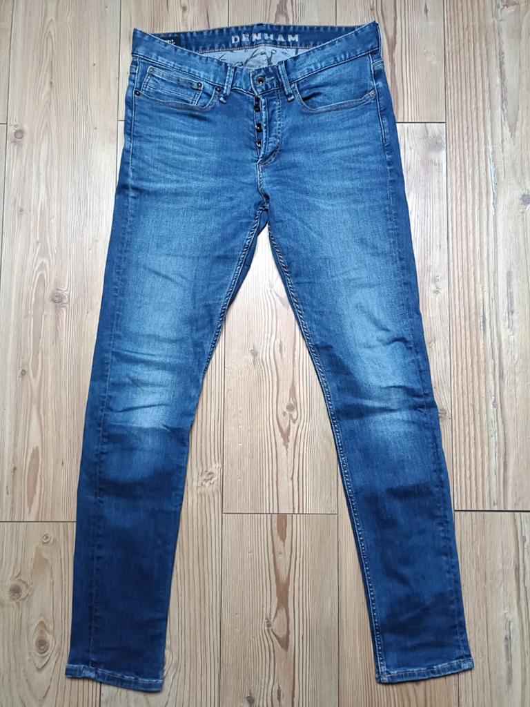 Denham Bolt maat 32-34, Kleding | Heren, Spijkerbroeken en Jeans, Ophalen of Verzenden, Zo goed als nieuw, Blauw, W32 (confectie 46) of kleiner