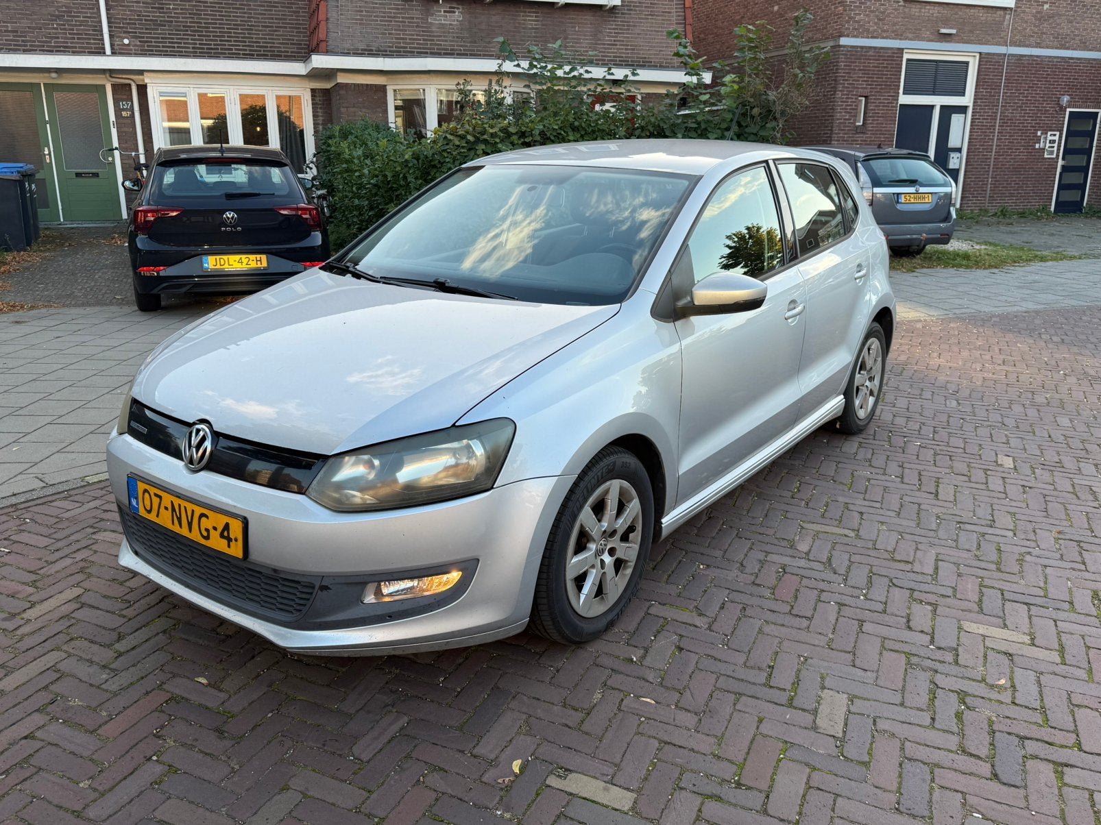 Volkswagen Polo 1.2 TDI 75PK 5D Bluemotion 2010 Grijs AIRCO, Auto's, Voorwielaandrijving, Euro 5, Stof, 74 pk