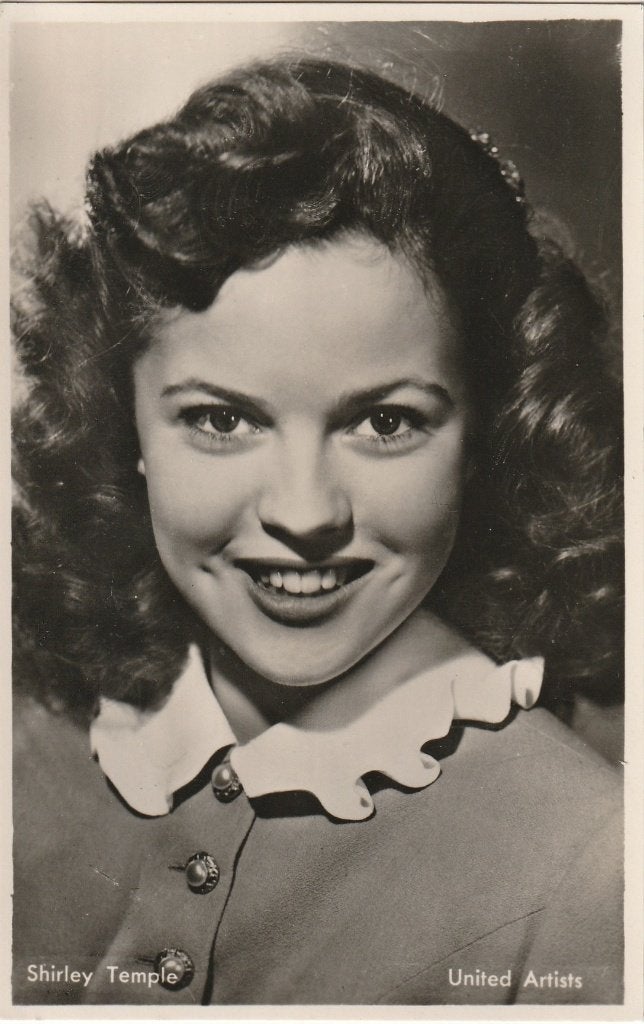 FILMSTER SHIRLEY TEMPLE JAREN 40 ZEER MOOIE OUDE KAART KO579, Ophalen of Verzenden, 1940 tot 1960, Ongelopen, Sterren en Beroemdheden