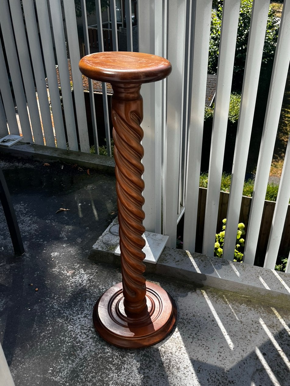 Franse vintage plantentafeltje 88cm hout, Huis en Inrichting, Ophalen, Zo goed als nieuw