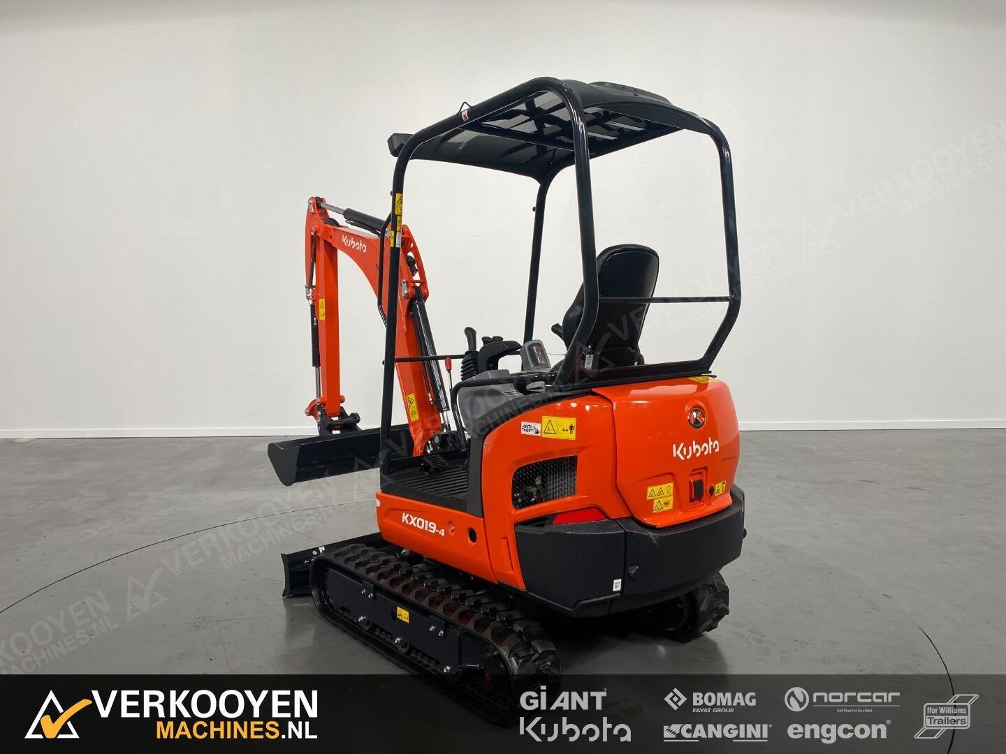 2024 Kubota KX019-4 Canopy VK8986, Zakelijke goederen, Machines en Bouw | Kranen en Graafmachines, Graafmachine
