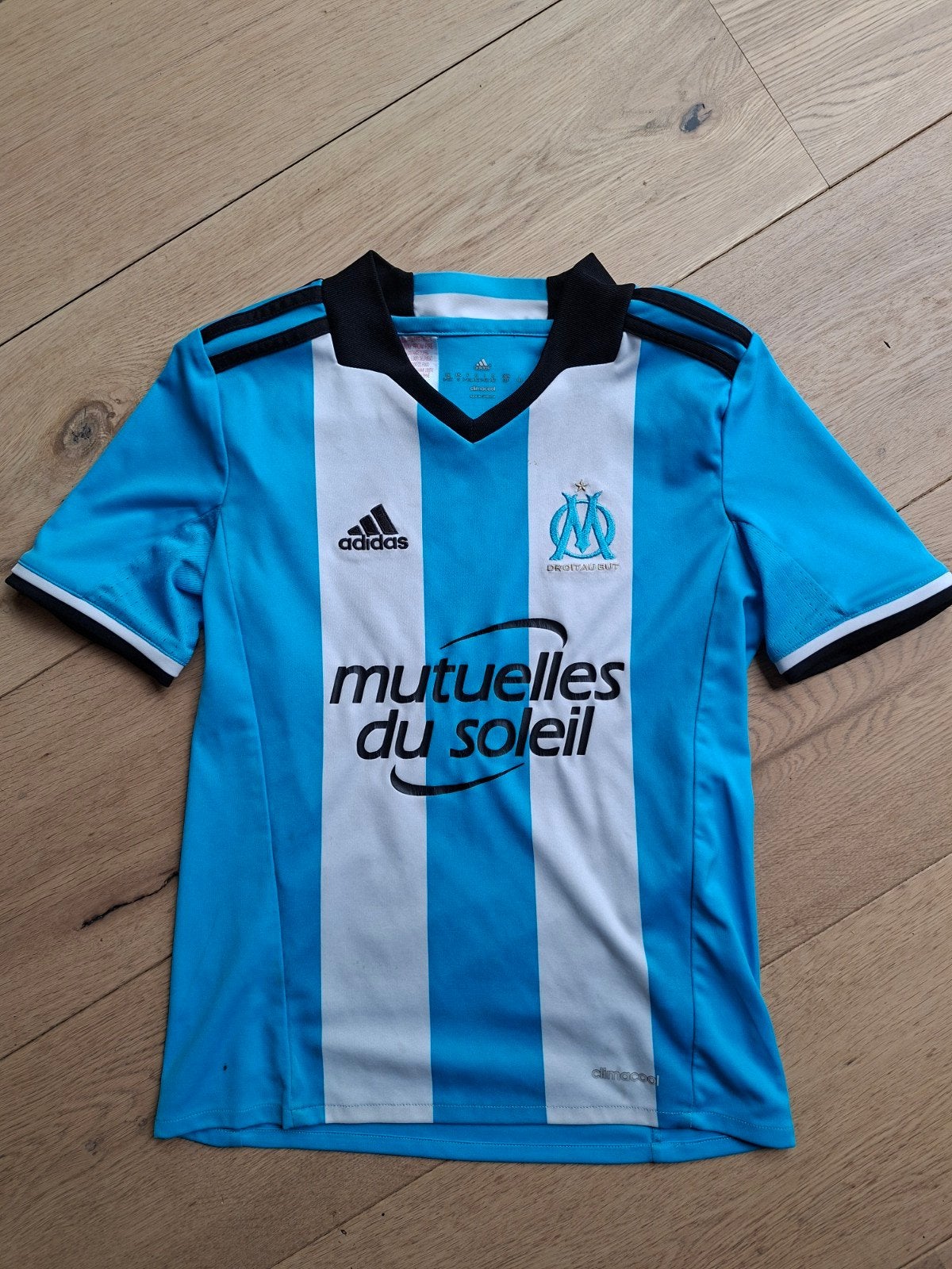 voetbalshirt olympique de marseille kids 140, Adidas, Gebruikt, Jongen of Meisje, Ophalen of Verzenden