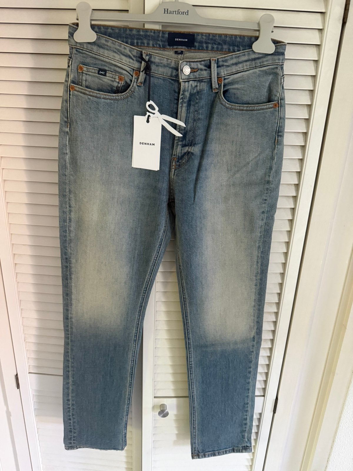Nieuwe Denham Mizuki straight dames 29/30, Verzenden, Nieuw, Blauw, W28 - W29 (confectie 36)