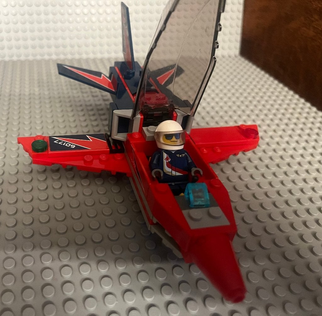 Lego City Airshow Jet (60177), Lego, Ophalen of Verzenden, Complete set, Compleet