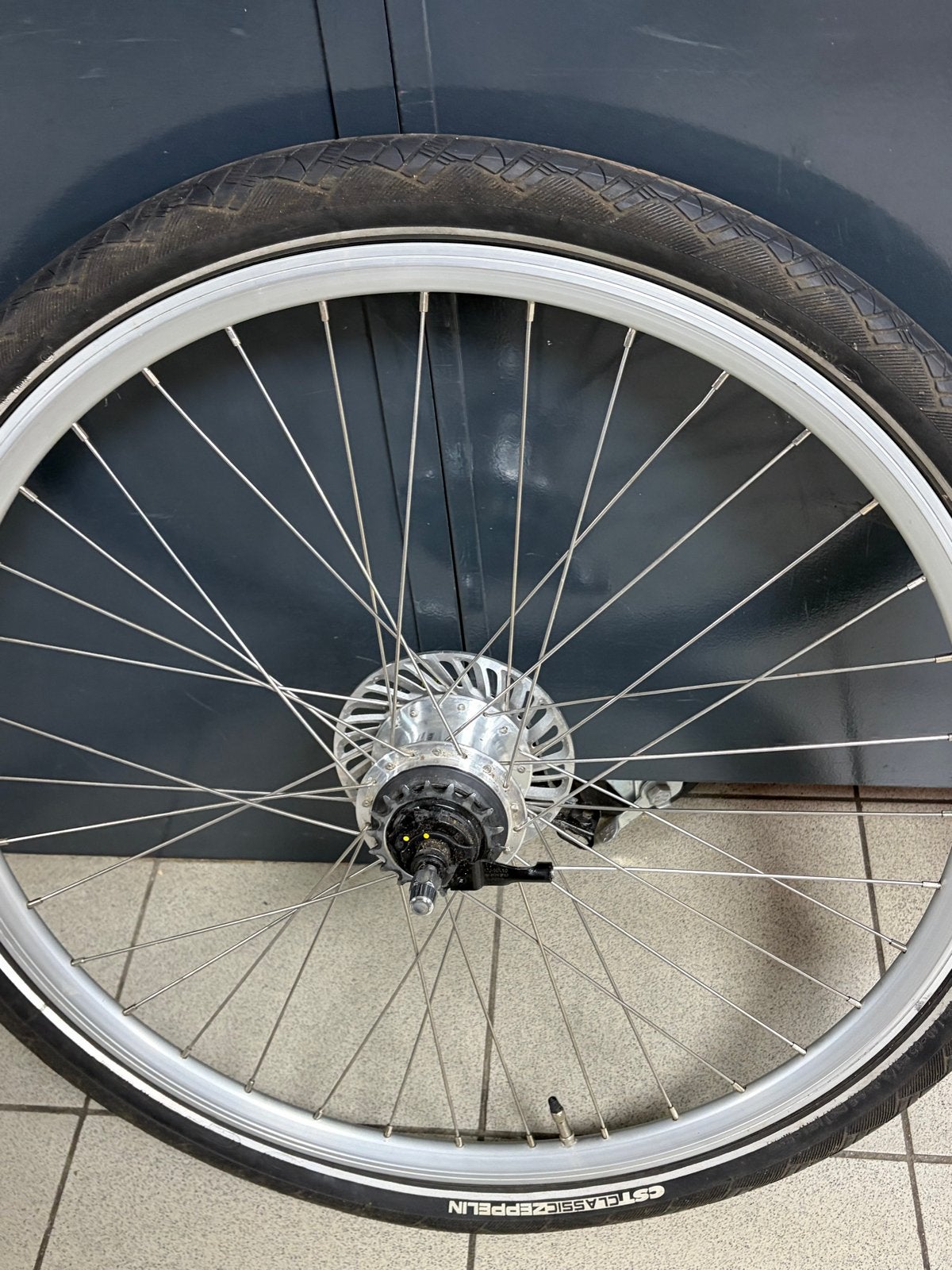 Shimano Nexus Inter 7 Wiel met Band - Gebruikt, Wiel, Gebruikt, Ophalen of Verzenden, Aluminium