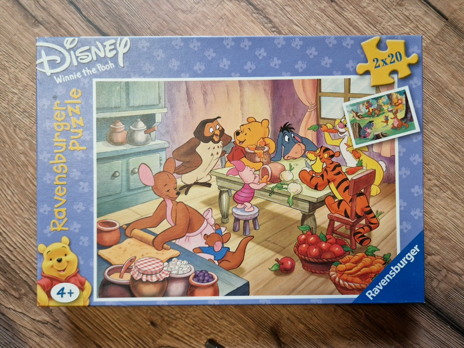 Ravensburger - 2 Disney puzzels Winnie de Poeh (COMPLEET), Ophalen of Verzenden, 10 tot 50 stukjes