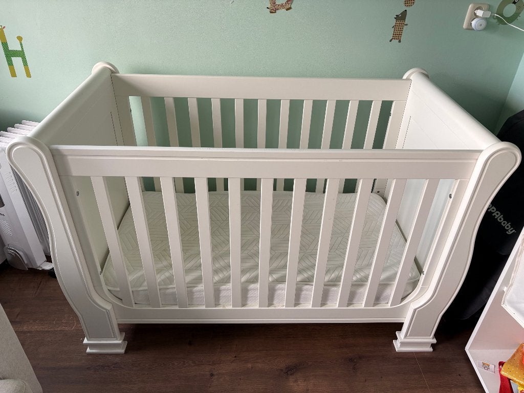 Ledikant Kidsmill Louise de Philippe (wit, 60x120), Ophalen, Gebruikt, Ledikant