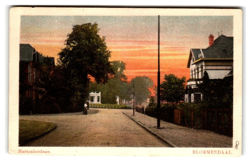 Bloemendaal, Hartenlustlaan, Verzenden, Voor 1920, Gelopen, Noord-Holland