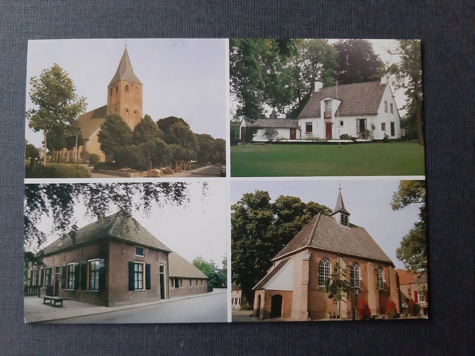 Steenderen 4 luik NH Kerk, Pastorie, Anker, Kapel Bronkhorst, Ophalen of Verzenden, Gelopen, Gelderland