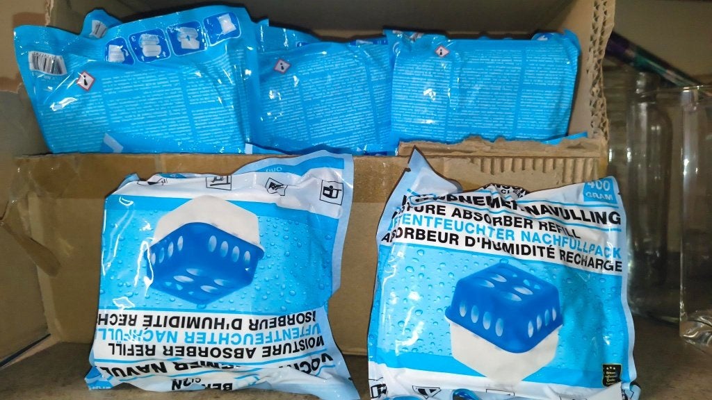vochtvangers 450gr 24x + bakjes, Ophalen, Nieuw