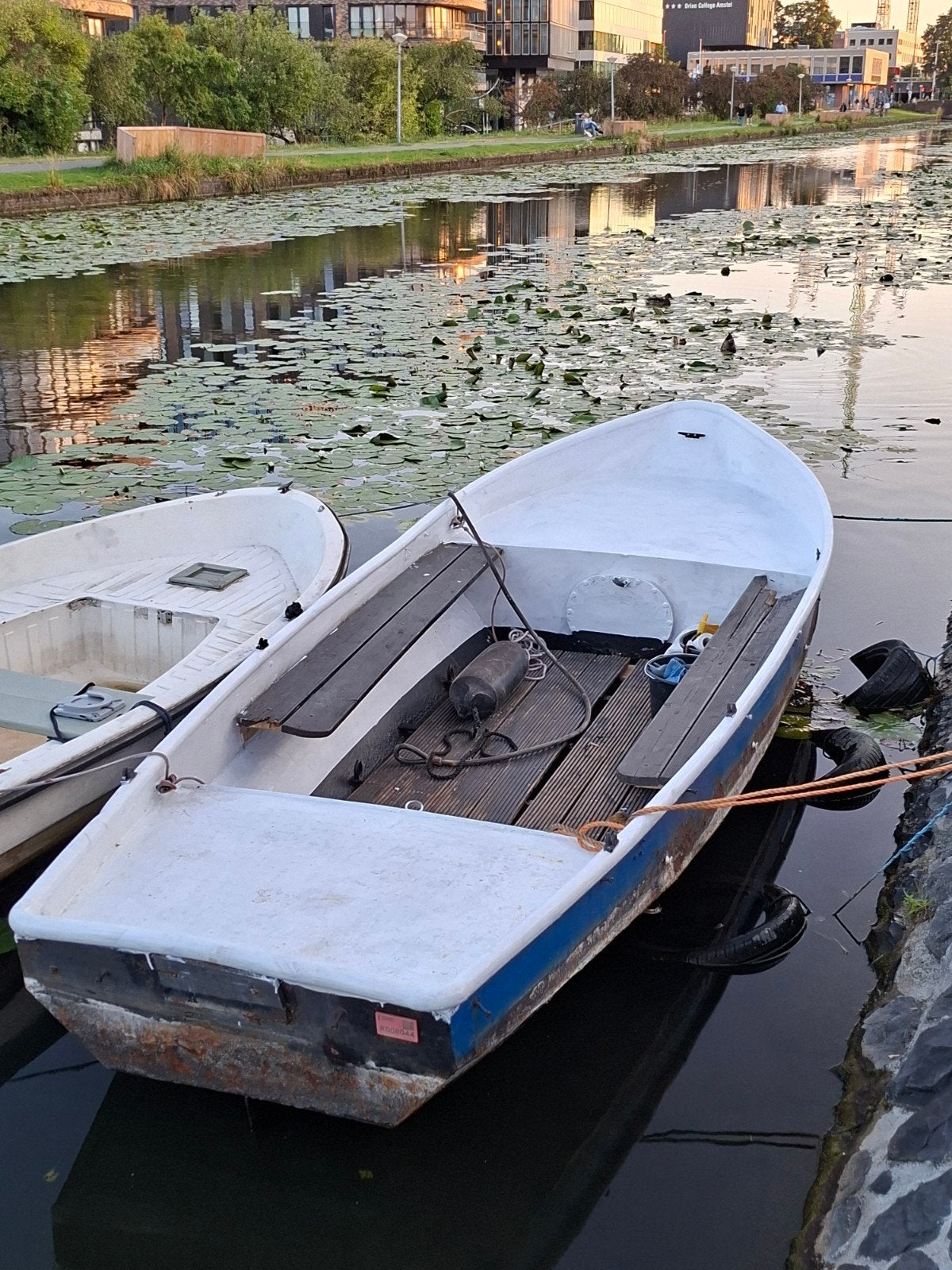 Grachtenboot opknapper / Canal boat project, Ophalen, Gebruikt
