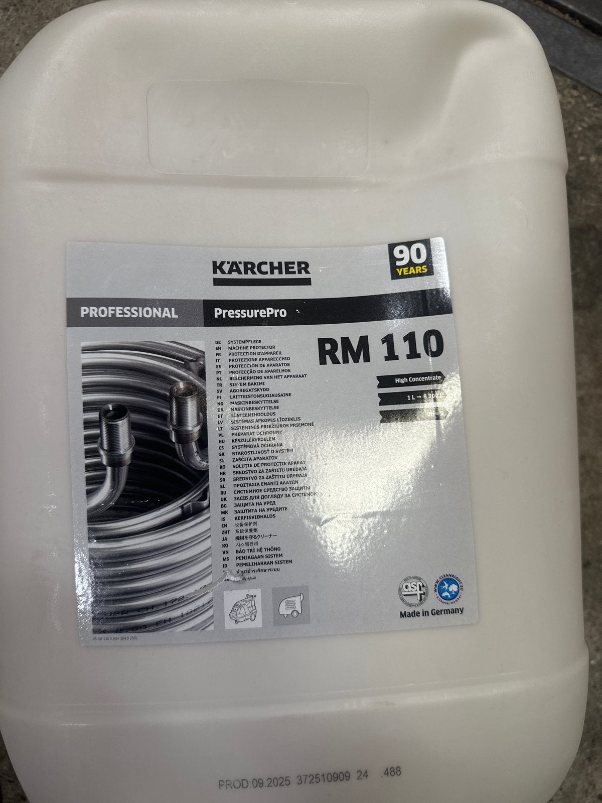 Kärcher Professional PressurePro RM 110 Systeemreiniger, Ophalen of Verzenden, Nvt, Nvt, Nvt