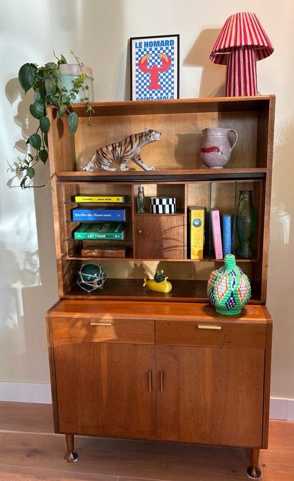 Dressoir van A. Patijn voor Zijlstra Joure, Ophalen, Gebruikt, Met deur(en), 50 tot 100 cm