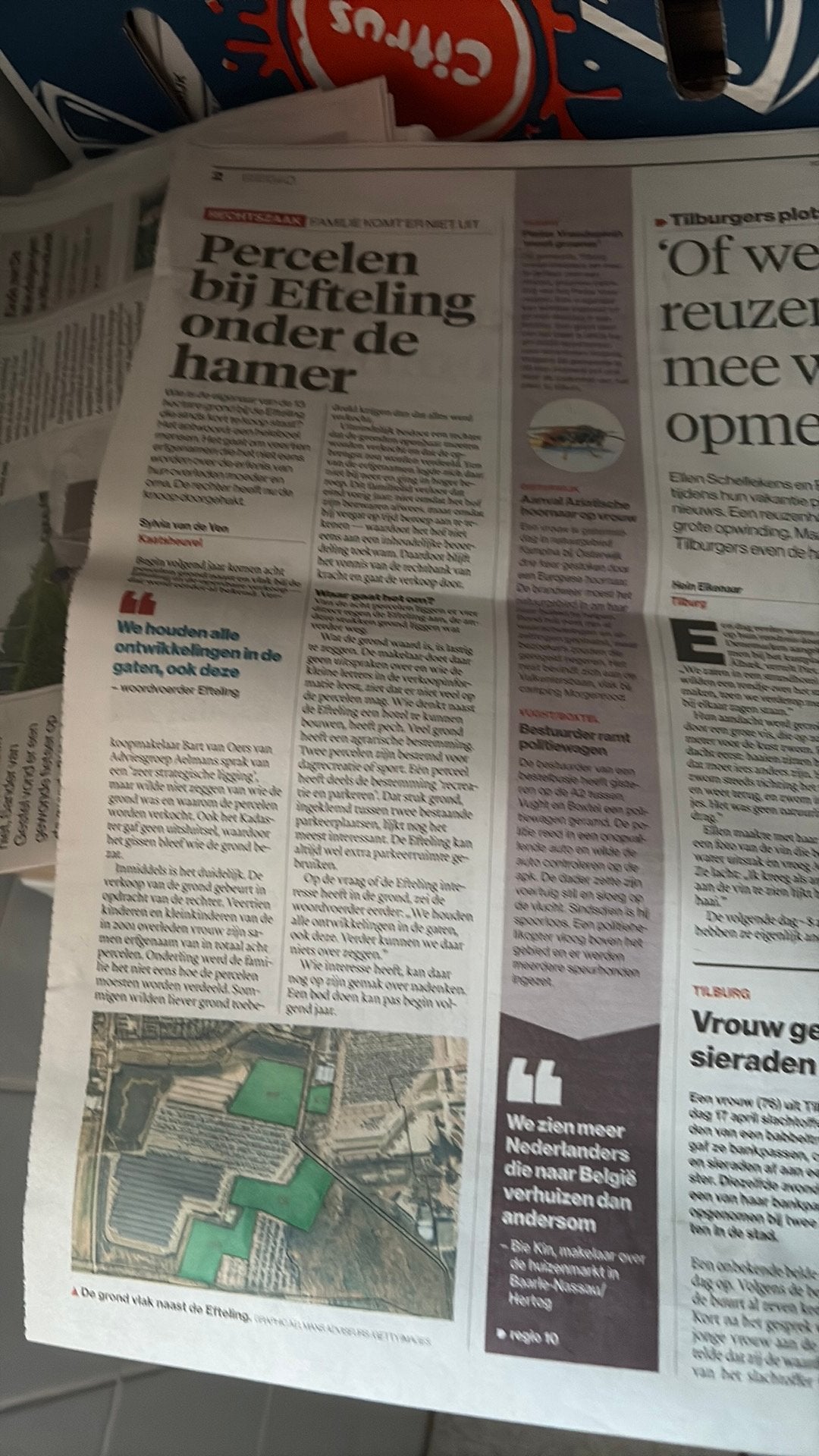Efteling kranten artikel ik heb er nog meer, Ophalen of Verzenden, 1940 tot 1960, Krant