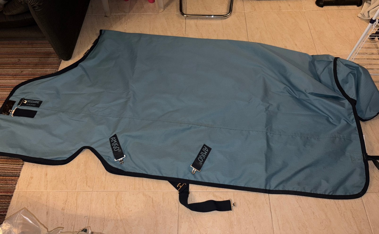 Amigo hero 100 grams turnout deken maat 7.0 / maat 165/215, Dieren en Toebehoren, 100 g, Ophalen of Verzenden, Zo goed als nieuw