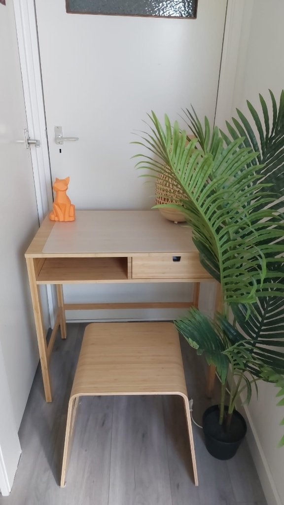 Bureau, Hout, Kinderbureau, 76 cm, Bruin