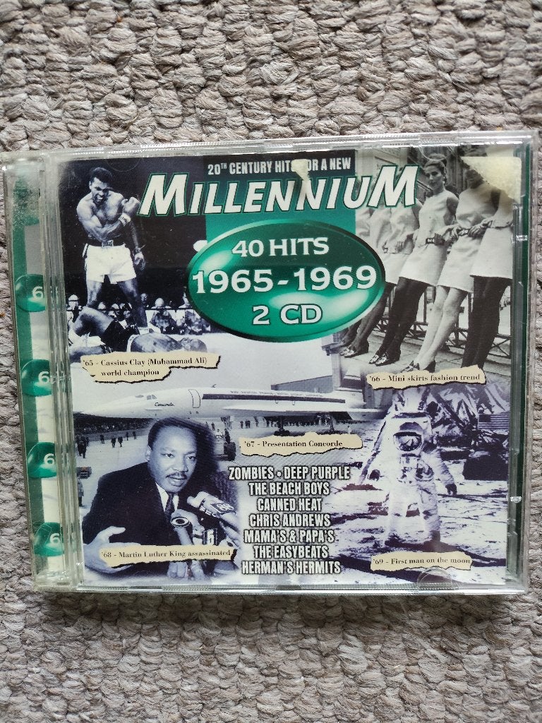 cd Millennium 40 hits 1965-1969 2 cd, Ophalen of Verzenden, Zo goed als nieuw