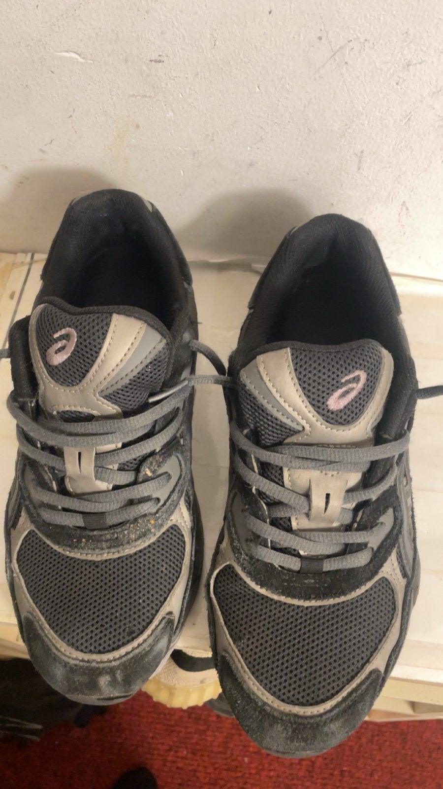ASICS sneakers maat 39,5 - Zo goed als nieuw, Ophalen of Verzenden, Zo goed als nieuw, Zwart, Sneakers of Gympen