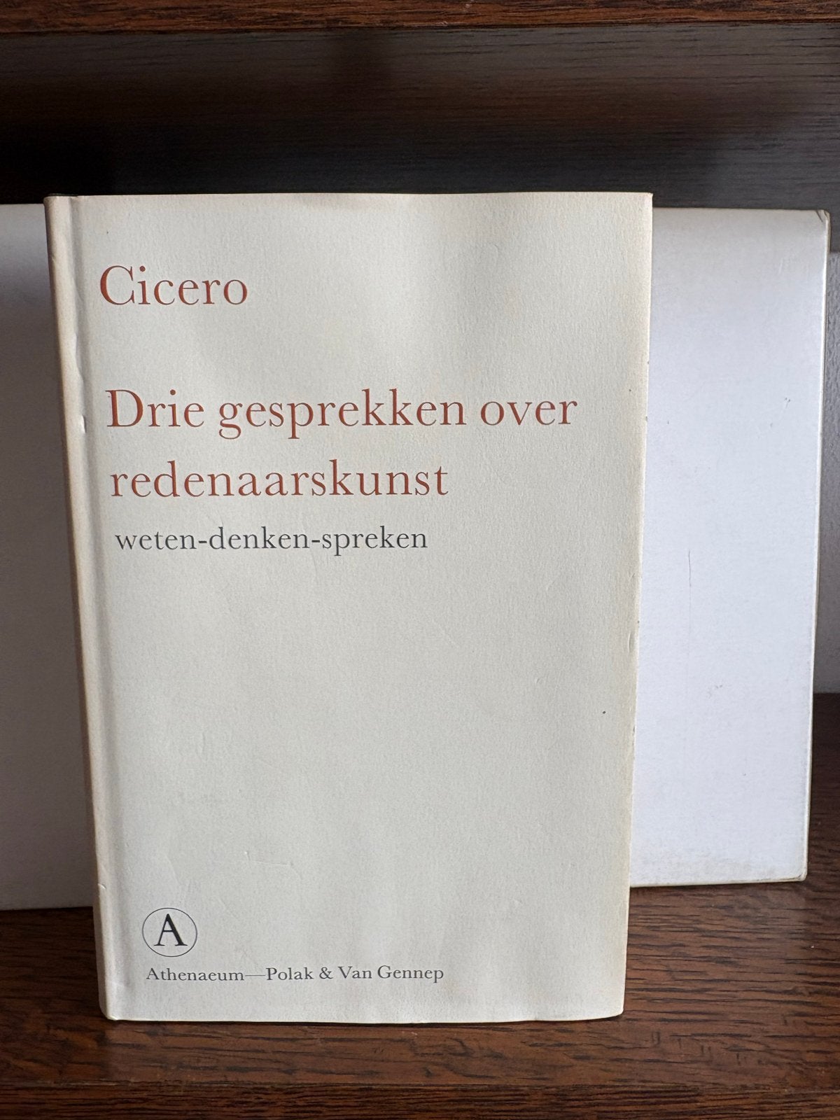 Cicero - Drie gesprekken over redenaarskunst, Ophalen of Verzenden, Gelezen, Europa overig