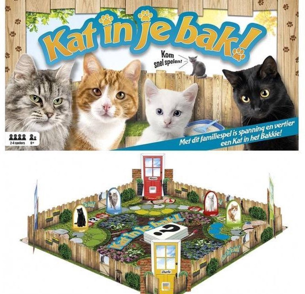 twee spelletjes Flo fladdermuis Kat in je bak, Hobby en Vrije tijd, Gezelschapsspellen | Bordspellen, Ophalen of Verzenden, Zo goed als nieuw