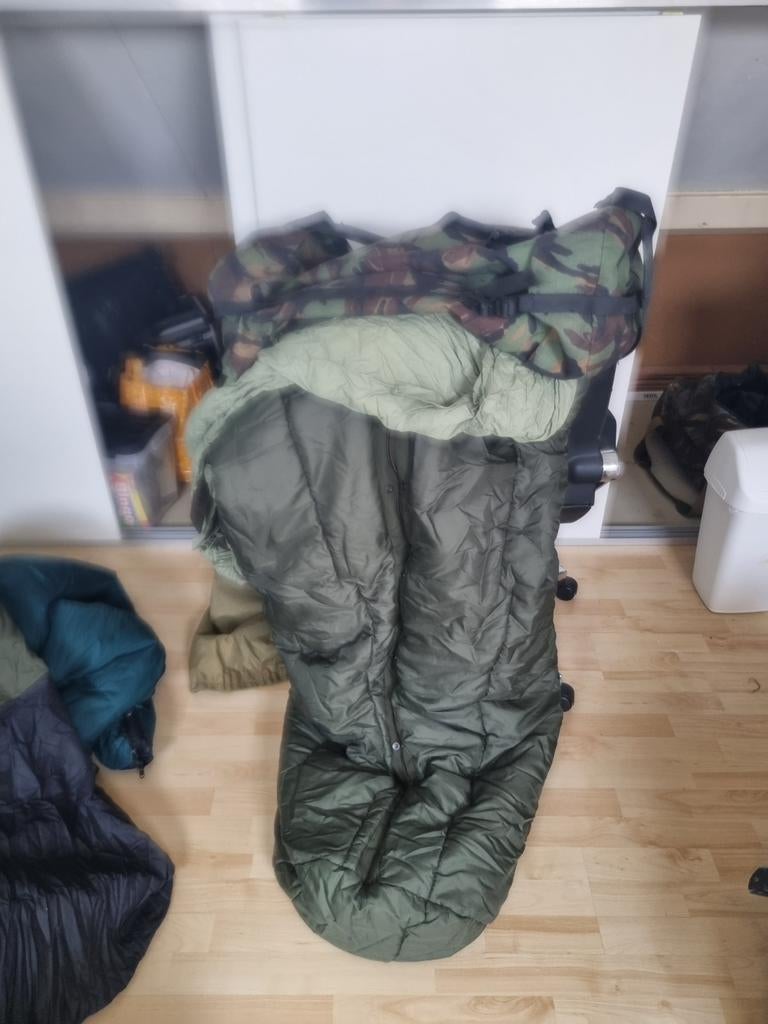 M90 slaapzak, Ophalen