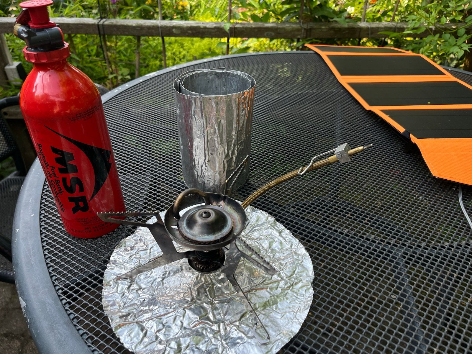MSR Benzine Brander Complete Set - Weinig Gebruikt, Ophalen of Verzenden, Zo goed als nieuw