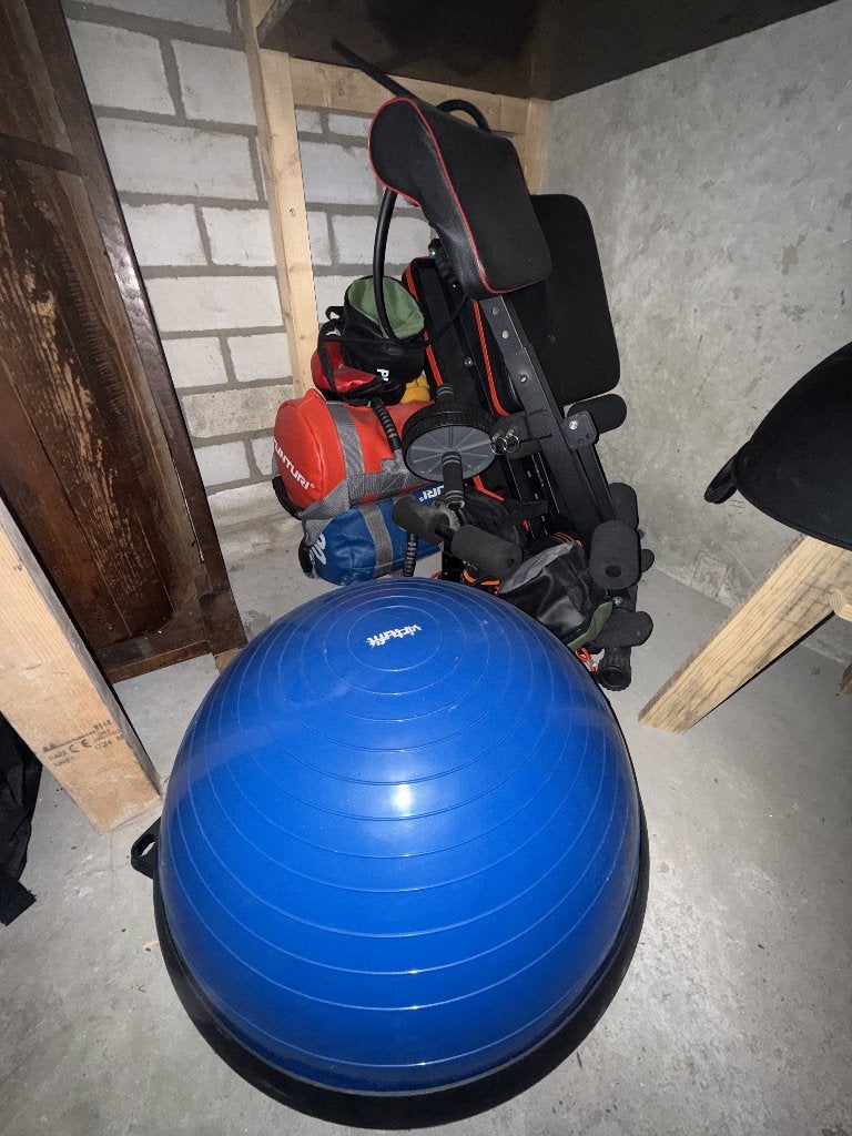 Sportbankje, Sport en Fitness, Fitnessmaterialen, Ophalen, Zo goed als nieuw, Buik, Fitnessbank