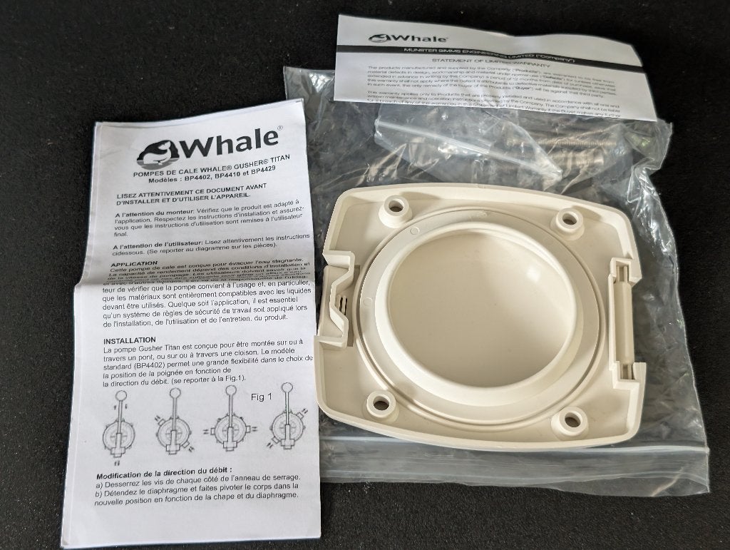 Whale Gusher Titan handpomp bilgepomp vuilwaterpomp, Ophalen of Verzenden, Nieuw, Motor en Techniek