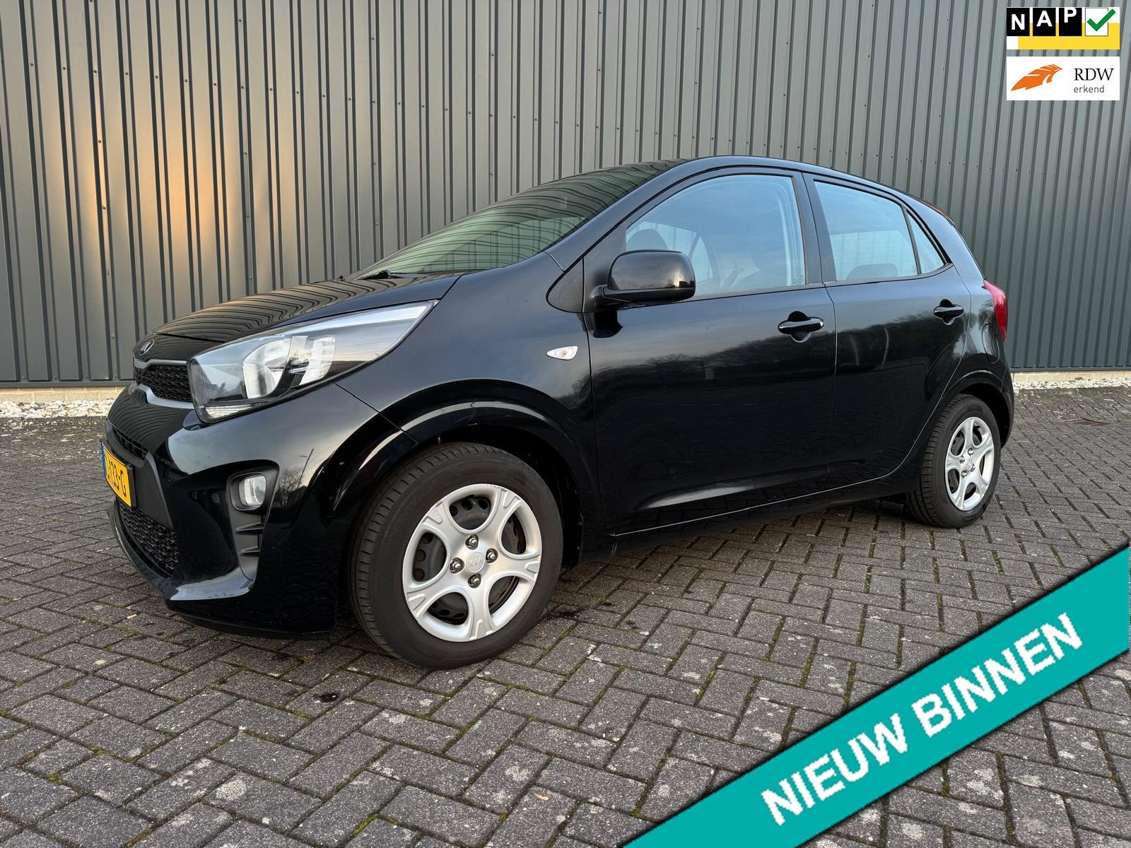 Kia Picanto 1.0 CVVT EconomyPlusLine ( AIRCO + ELEKT PAKKET, Voorwielaandrijving, Stof, Gebruikt, Euro 6