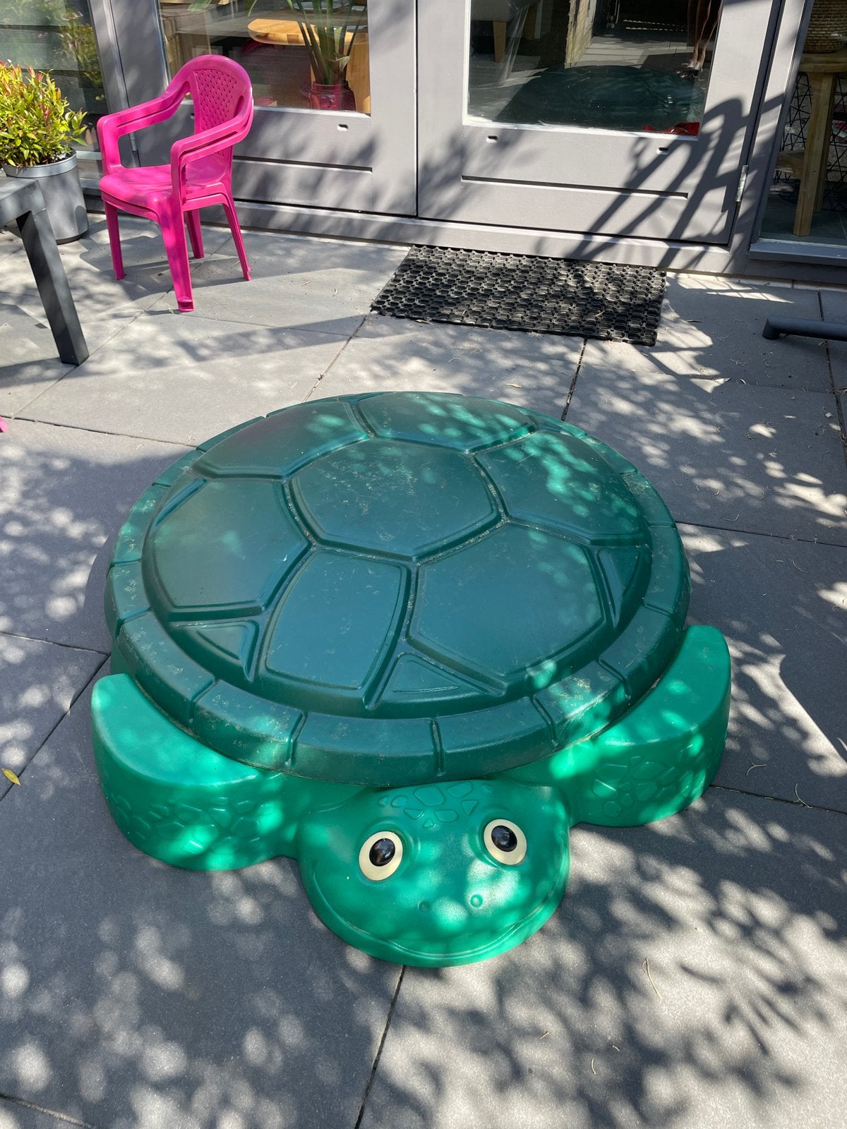 Little Tikes Schildpad zandbak met deksel, Ophalen, Gebruikt