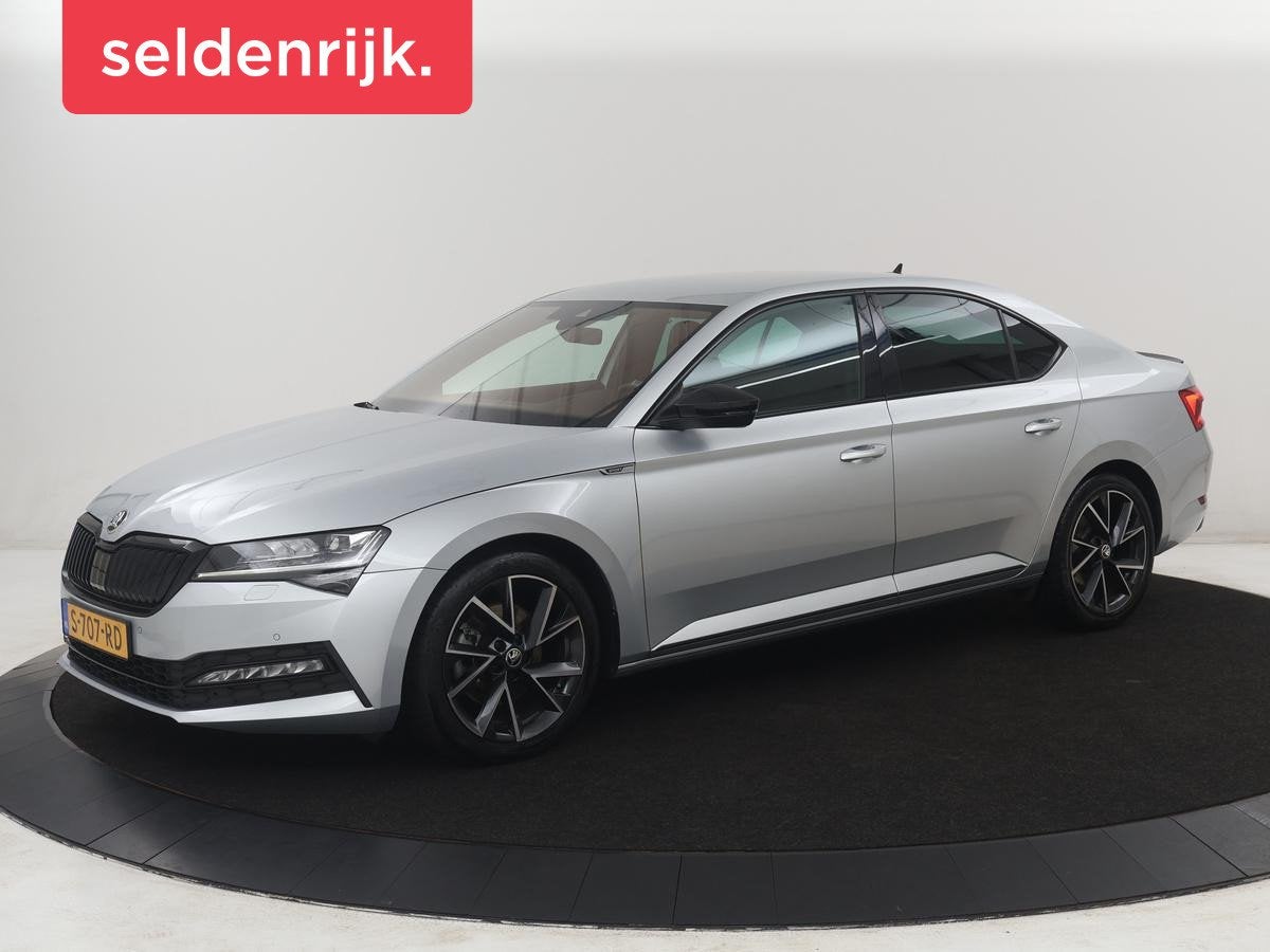 Skoda Superb 1.5 TSI ACT Sportline Business | Leder/Alcantar, Auto's, 730 kg, 4 cilinders, 150 pk, Alcantara