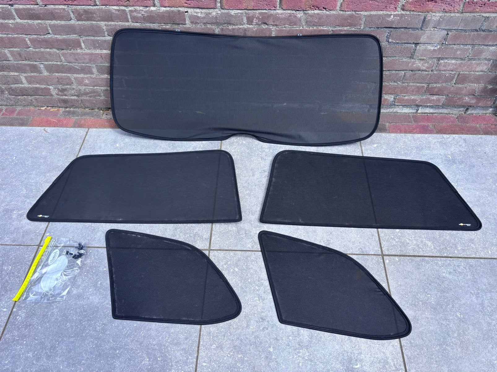 Sonniboy Climair zonwering schermen VW Golf 5 6 variant, Auto-onderdelen, Ruiten en Toebehoren, Ophalen, Gebruikt, Volkswagen