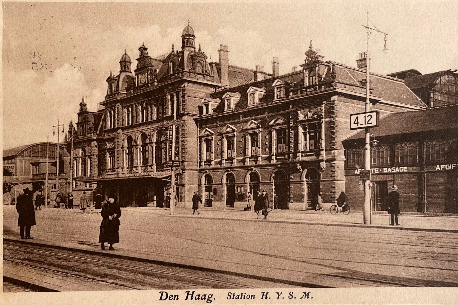 Den Haag Station H.Y.S.M., Ophalen of Verzenden, Voor 1920, Zuid-Holland