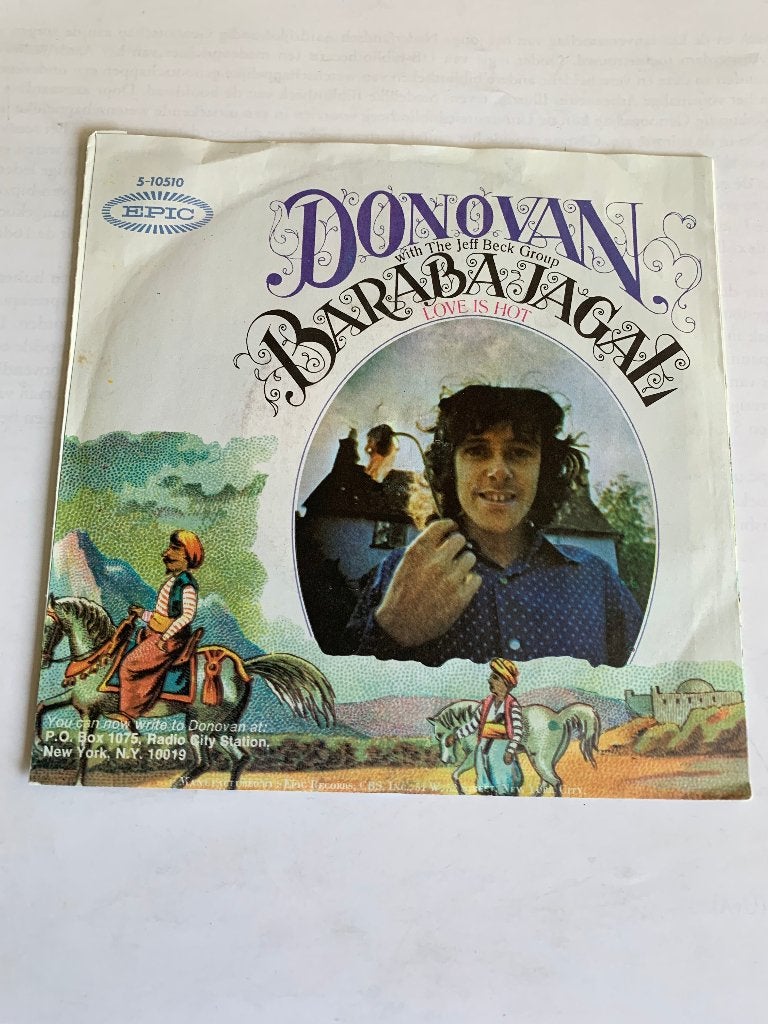 Donovan + The Jeff Beck Group - Barabajagal ( single), Verzenden, 7 inch, Zo goed als nieuw, Rock en Metal