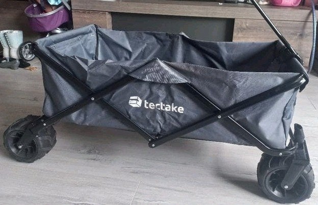 Tectake opvouwbare bolderkar - Ideaal voor uitjes!, Caravans en Kamperen, Ophalen, Opvouwbaar, Gebruikt