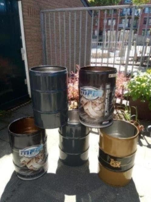 Olievaten 60 Liter - Open & Gesloten, Tuin en Terras, Vuurkorven, Ophalen, Zo goed als nieuw, Vuurton