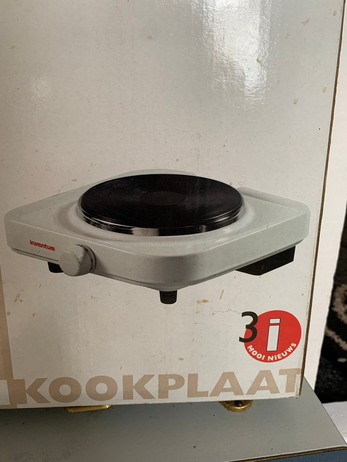 Inventum Elektrische Kookplaat KPII - Zo goed als nieuw, 3 kookzones of minder, Ophalen of Verzenden, Zo goed als nieuw, Vrijstaand