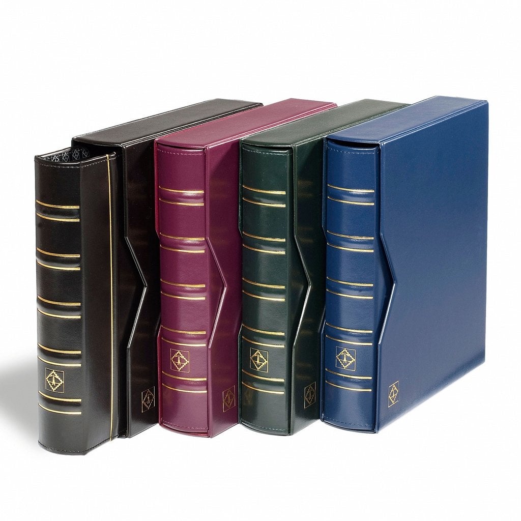 UITVERKOOP! Leuchtturm Optima Classic Muntenalbum BLAUW, Ophalen of Verzenden, Verzamelmap