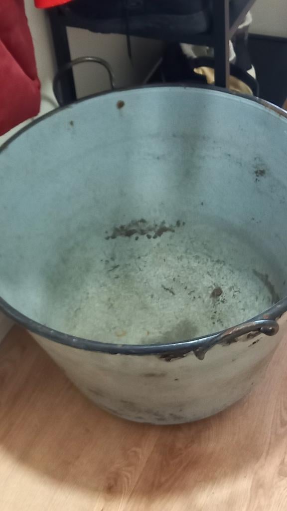 Gietijzer teil, Ophalen of Verzenden, Ovaal, Overige materialen