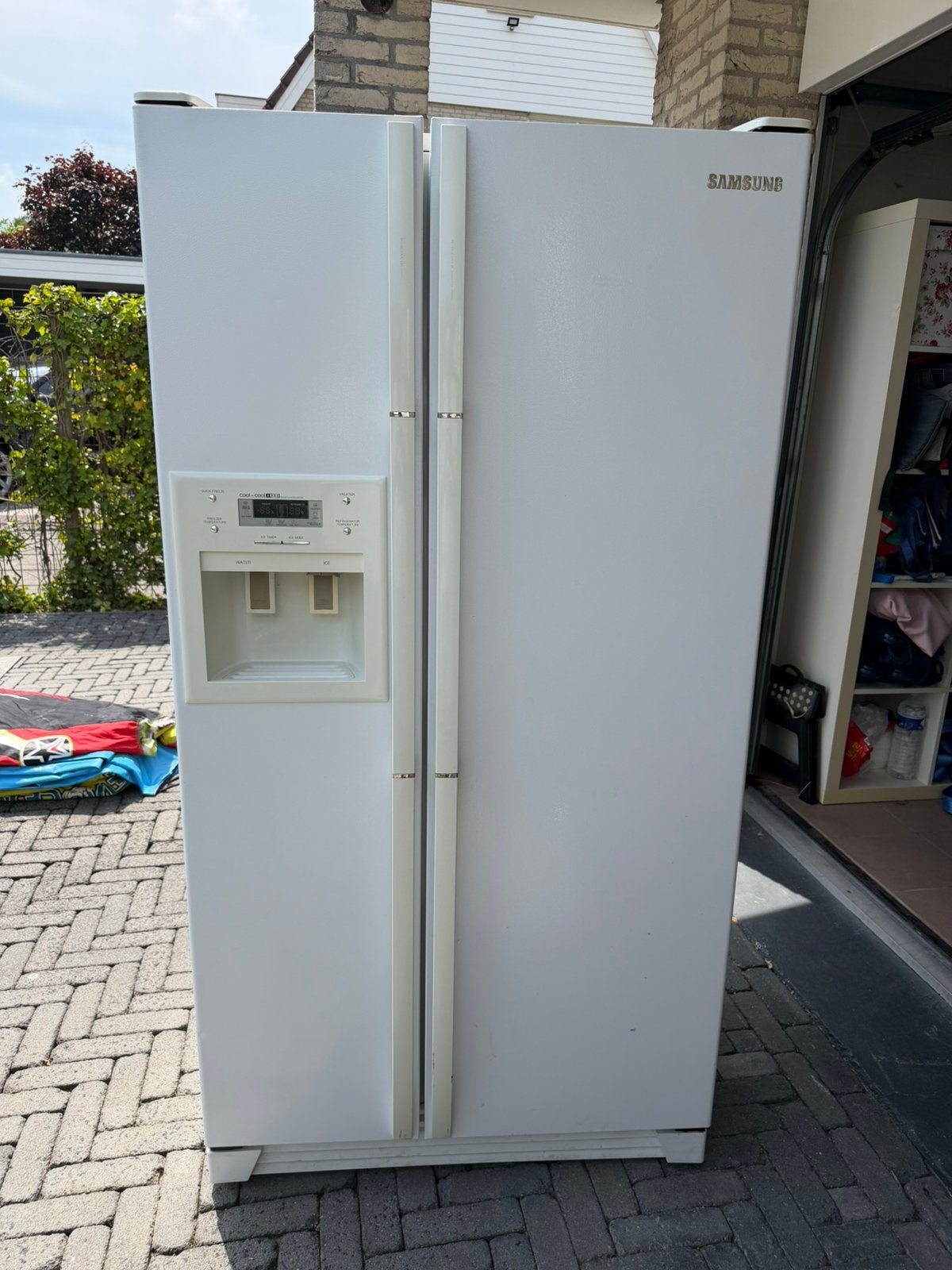 Amerikaanse koelkast/vriezer, Ophalen, 200 liter of meer, 60 cm of meer, Met aparte vriezer