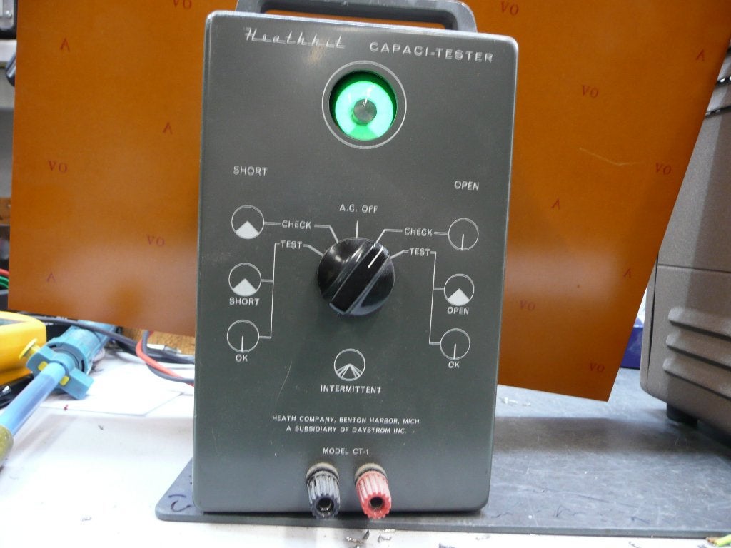 Heathkit CT-1 Capaci-tester condensator tester vintage, Ophalen of Verzenden, Gebruikt, Overige meters