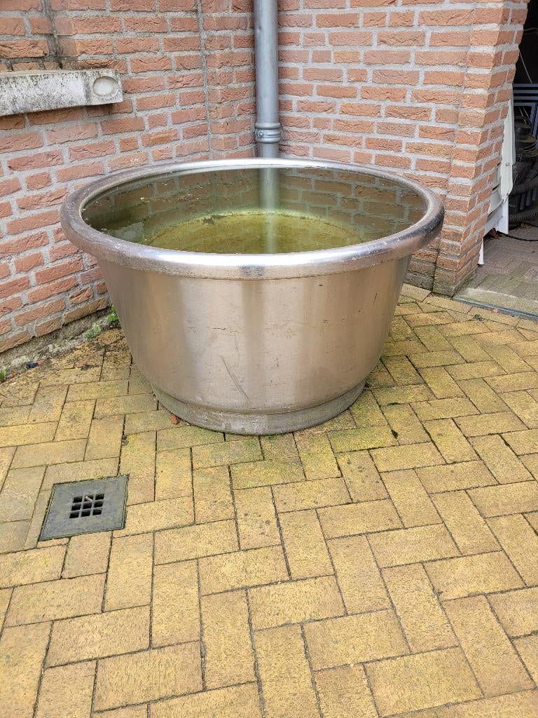 Te koop een RVS mengketel, Ophalen, Zo goed als nieuw, Rvs, Waterornament