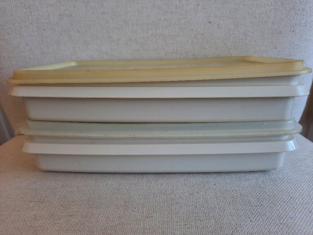 TUPPERWARE vleeswaar doosjes - 2 stuks -, Ophalen of Verzenden, Nieuw, Overige typen
