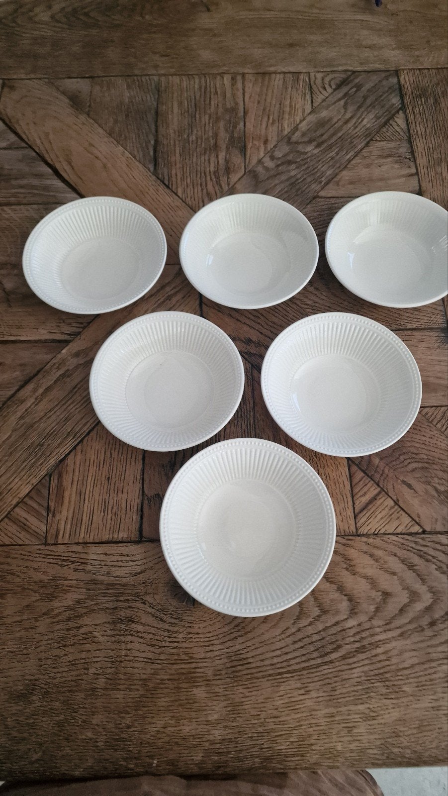Windsor dessertschaaltjes papschaaltjes, Ophalen of Verzenden, Schaal of Schalen, Zo goed als nieuw, Wedgwood