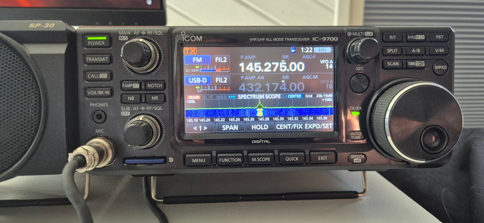 icom ic 9700, Ophalen of Verzenden, Zo goed als nieuw